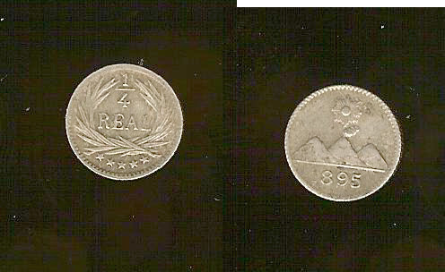 Guatemala 1/4 real 1895 gEF